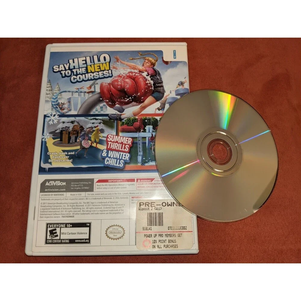 Wipeout 2 + Wipeout Create & Crash, 2-Pack, Wii Nintendo,